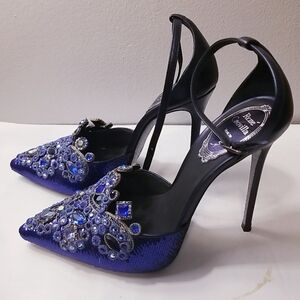 René Caovilla Venezziana stiletto heels.